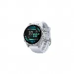 Garmin Fenix 8 AMOLED 43 mm - Silver with Whitestone Silicone Band