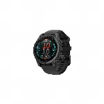 Garmin Fenix E AMOLED 47 mm - Slate Gray Steel with Black Silicone Band