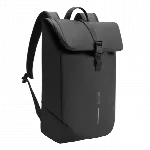 XD Design Urban Water Resistant Flap-Top Backpack - Black
