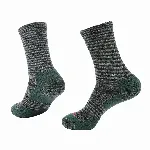 Nagiean Merino Socks Crew Space-dye/Green NGCM0004