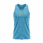 Saint Layers PI ELITE Men's Run Singlet - Light Blue