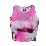 TBD x Ayu - Pink Bloom Crop Top