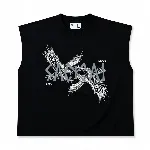 Saqkai Tribe ES-03 APEX / HYBRID — Muscle Tee Black (The Endurance Pyramid)