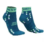 One Step Ahead (OSA) Low Compression Running Socks - Aqua Lime