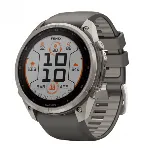 Garmin Fenix 9 Pro Solar Pebble Gray/Silver Gray Silicone (51mm)