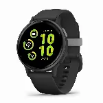 Garmin Vivoactive 5 Slate Aluminum Bezel with Black Case